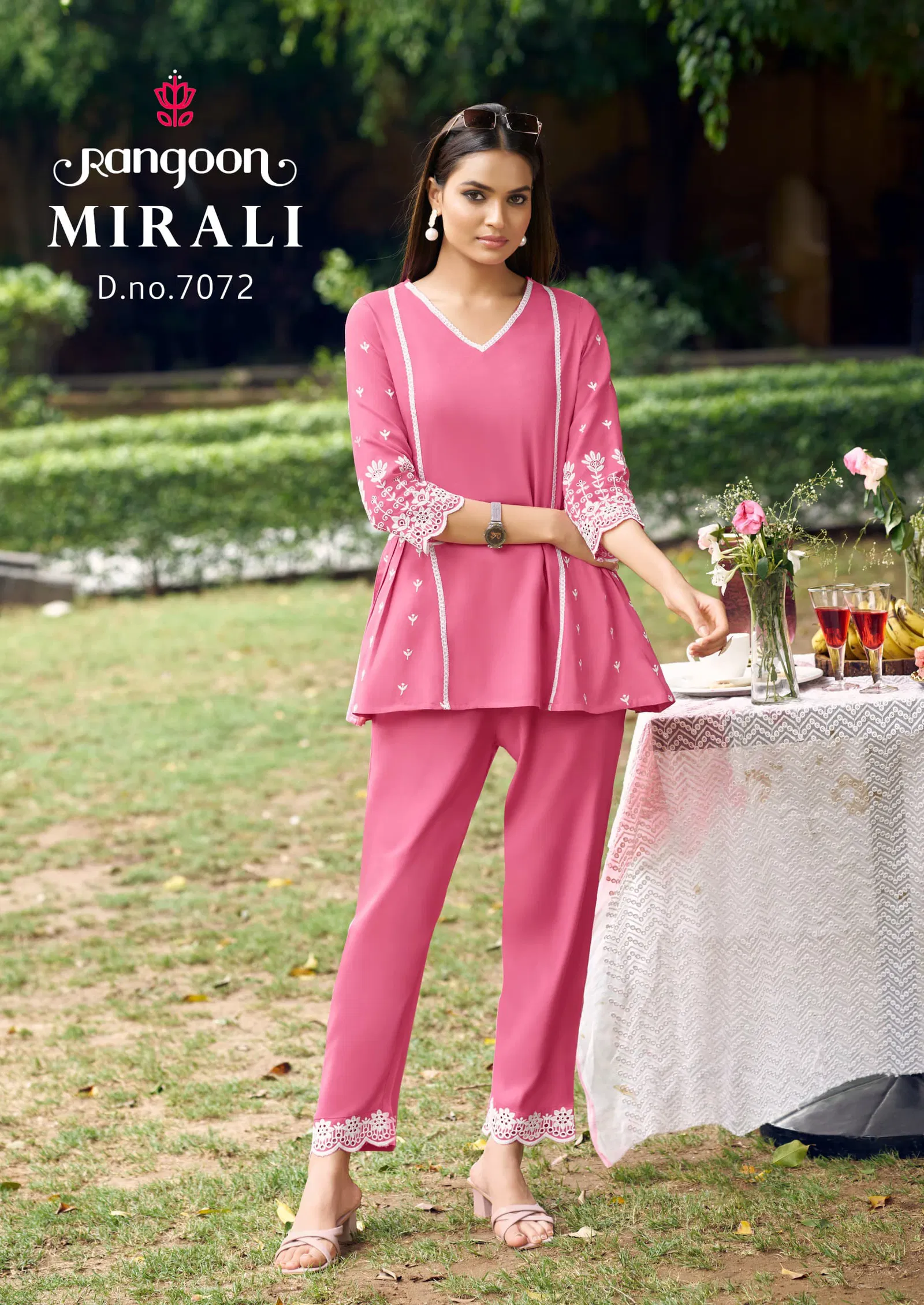 Mirali By Rangoon Viscose Rayon Co Ord Set Wholesale Shop In Surat

